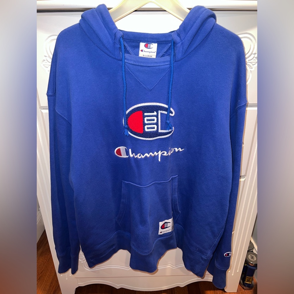 Blue Champion 100yr Anniversary Hoodie